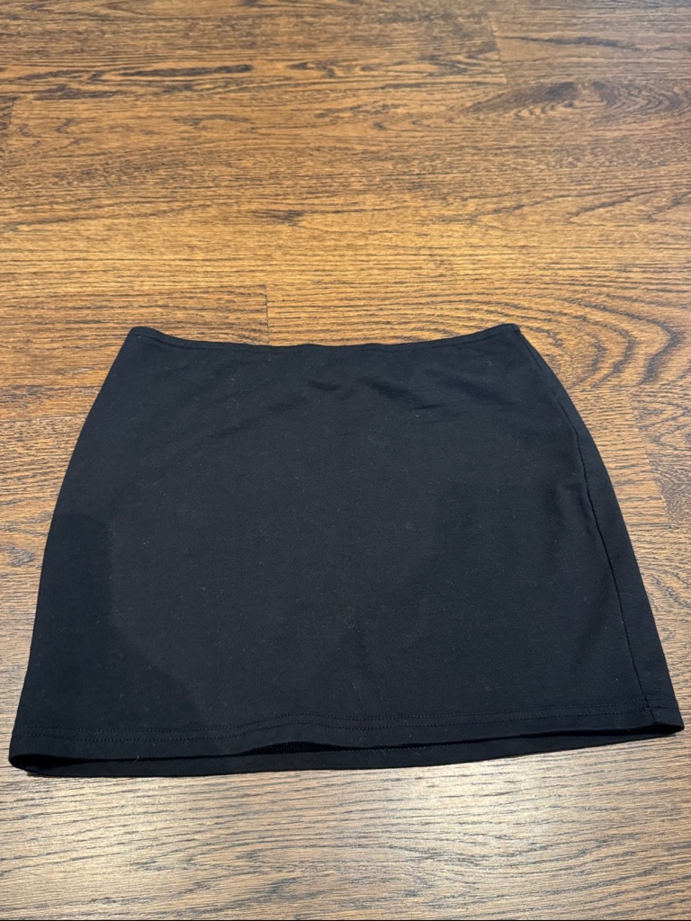 Edikted Black Stretch Mini Skirt